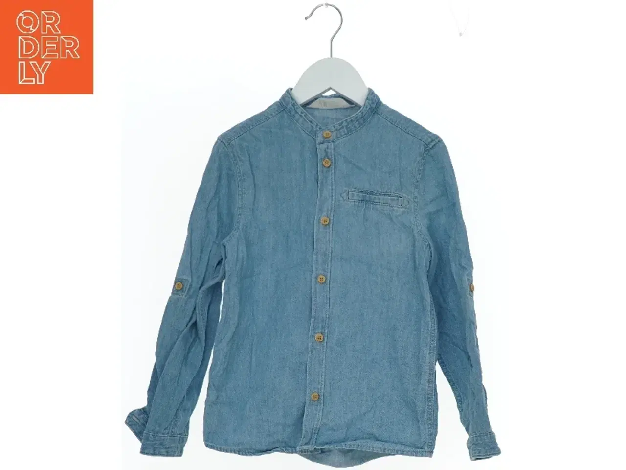 Billede 1 - Denim skjorte med lange ærmer fra H&M (str. 128)