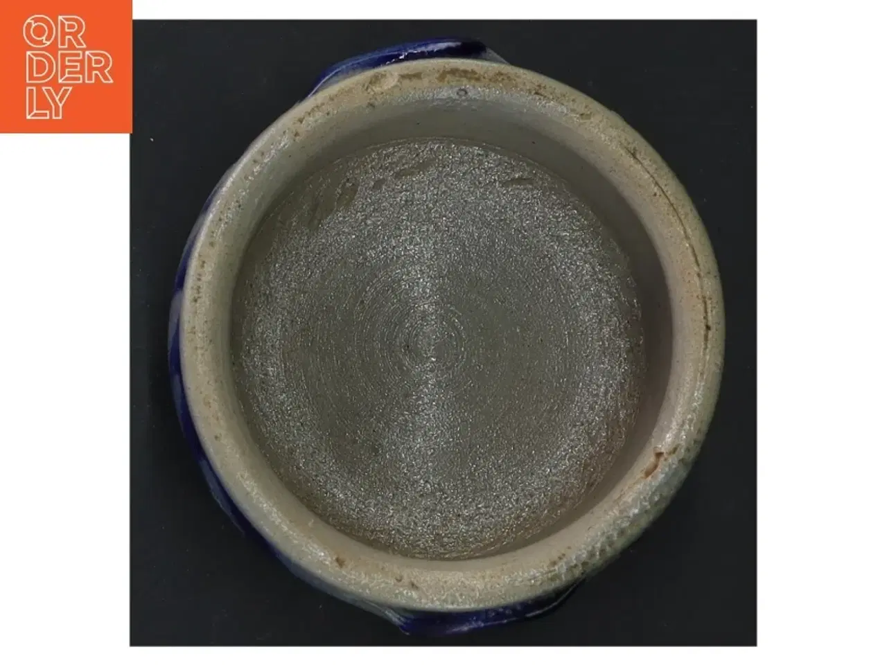 Billede 2 - Keramikskål med blå mønster (str. Ø 10x5 cm)