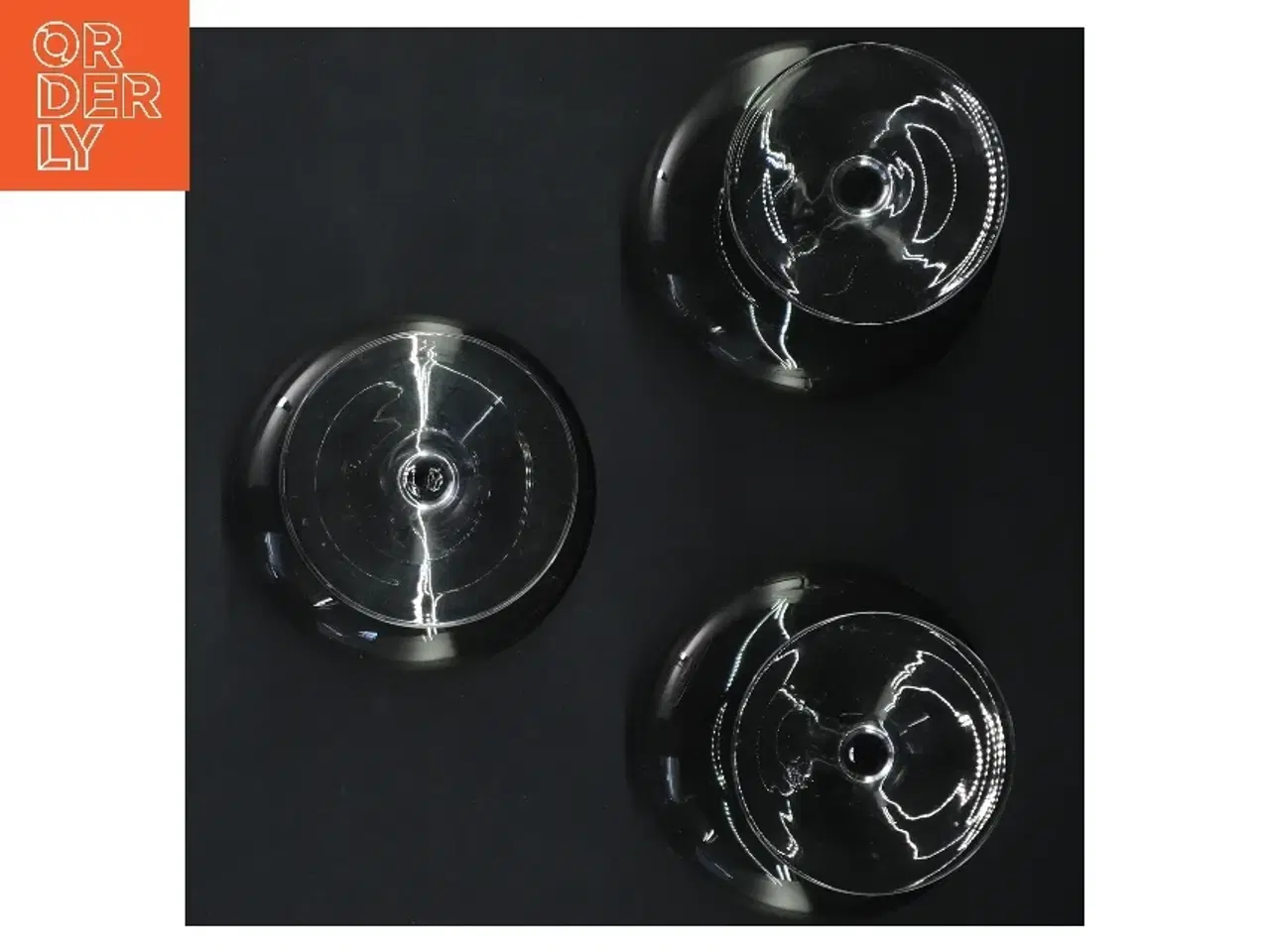 Billede 3 - Tre cocktailglas (str. 3 stk Ø 9 cm Længde 11 cm)
