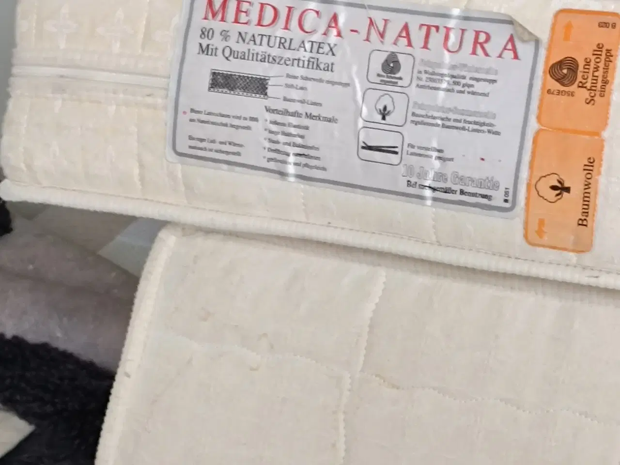 Billede 1 - Madras, natur latex