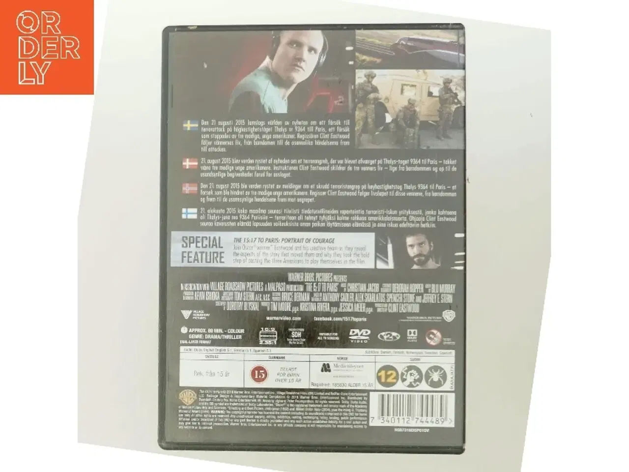 Billede 3 - The 15:17 to Paris (DVD)