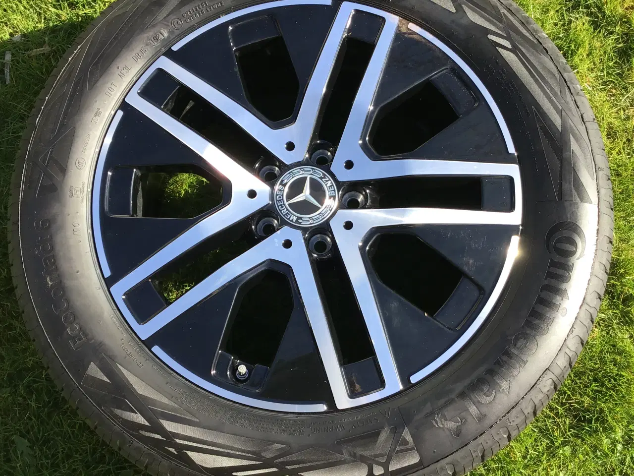 Billede 1 - Hjul til Mercedes. 4 stk Komplette, helt nye dæk
