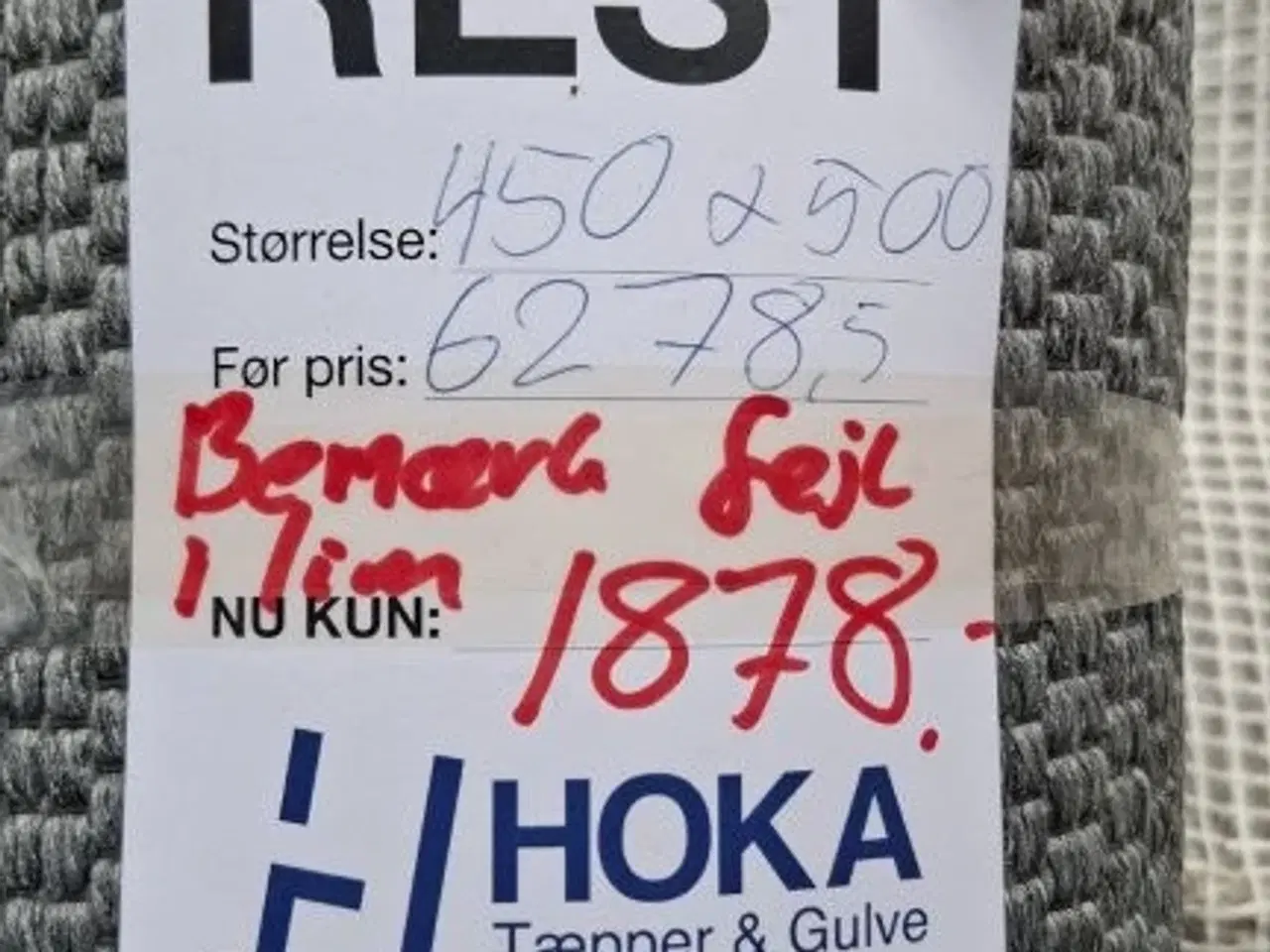 Billede 1 - Gulvtæppe Rester