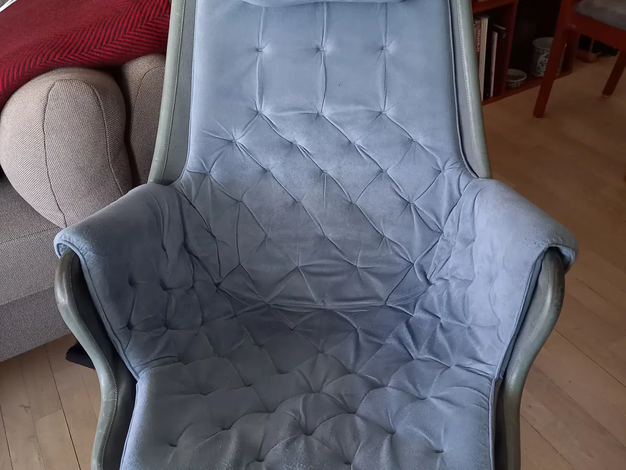 Billede 6 - DUX Bruno Mathsson Jetson lænestol blå ALCANTAR 2 