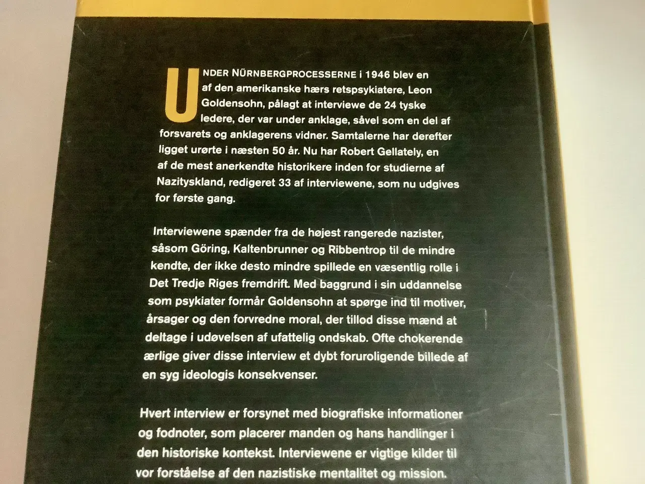 Billede 3 - Nürnberg interviewene- Leon Goldensohn.