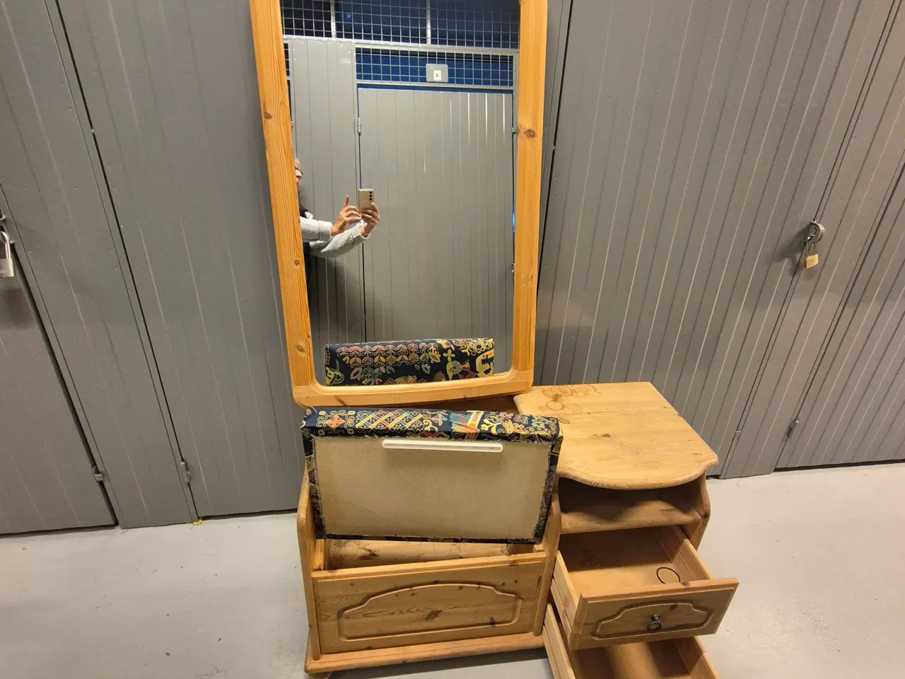 Billede 5 - Entre møbel med spejl