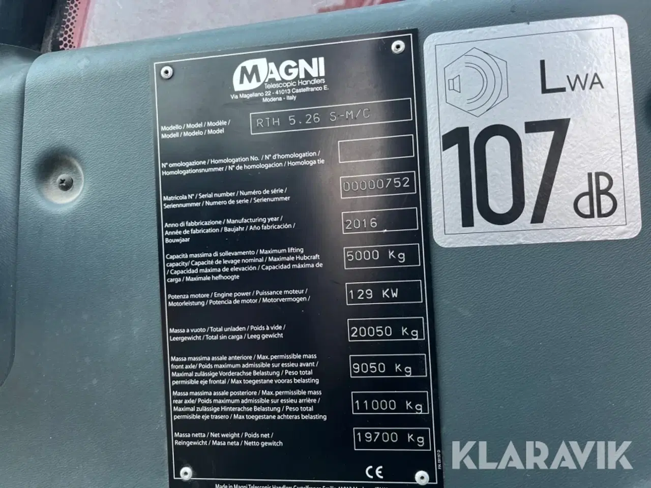 Billede 5 - Roterende Teleskoplæsser Magni RTH 5.26 S-M/C