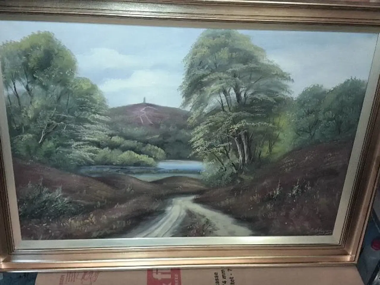 Billede 1 - Maleri med ramme.