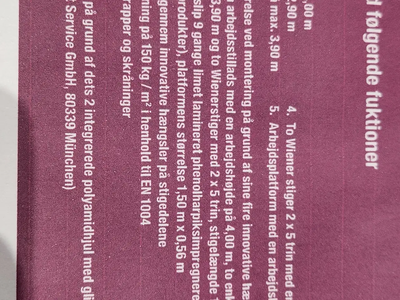 Billede 5 - 6i1 Bauhaus stillads