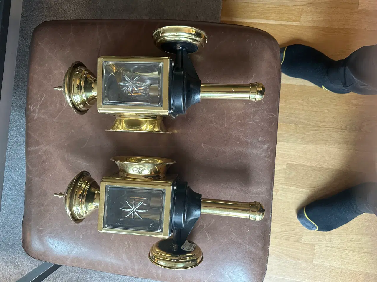 Billede 3 - Fine Messing/ vognlamper