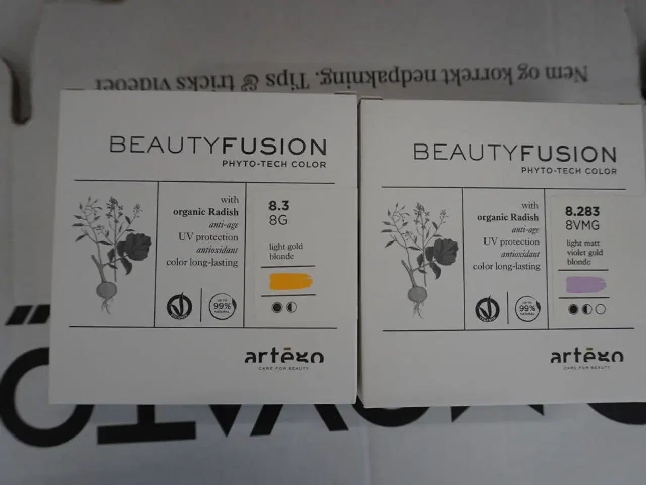 Billede 1 - Kasse med hårfarve, Artego BeautyFusion 100ml