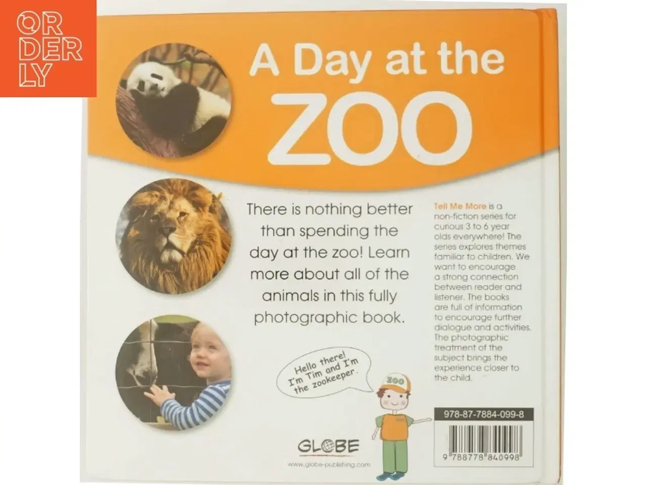 Billede 3 - Børnebog om dyrene i zoo fra GLOBE