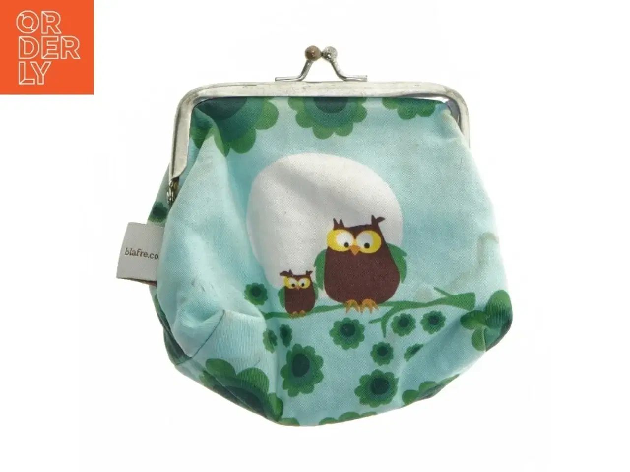 Billede 3 - Mønstret pung med ugler fra Blafre (str. 12x10,5 cm)