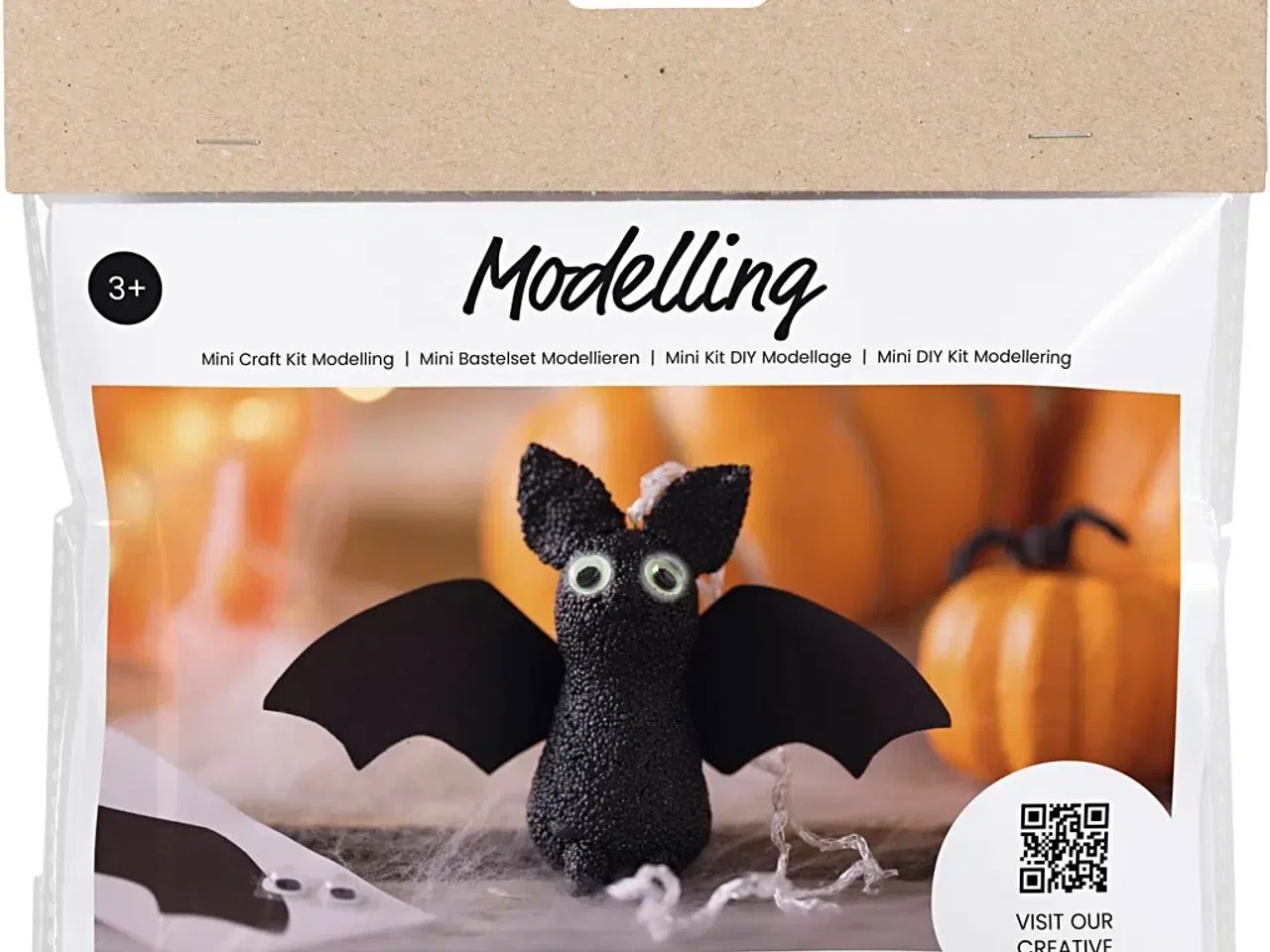 Billede 1 - Mini DIY Kit Modellering, Flagermus, 1 pk.