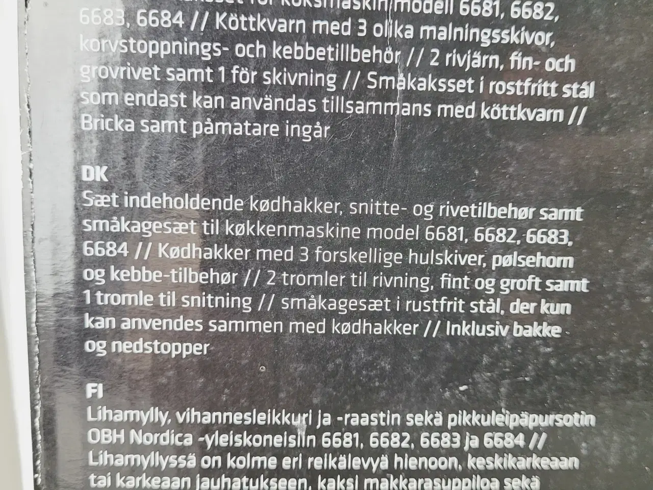 Billede 7 - ⭐️· OBH Nordica tilbehørssæt - MANGE DELE