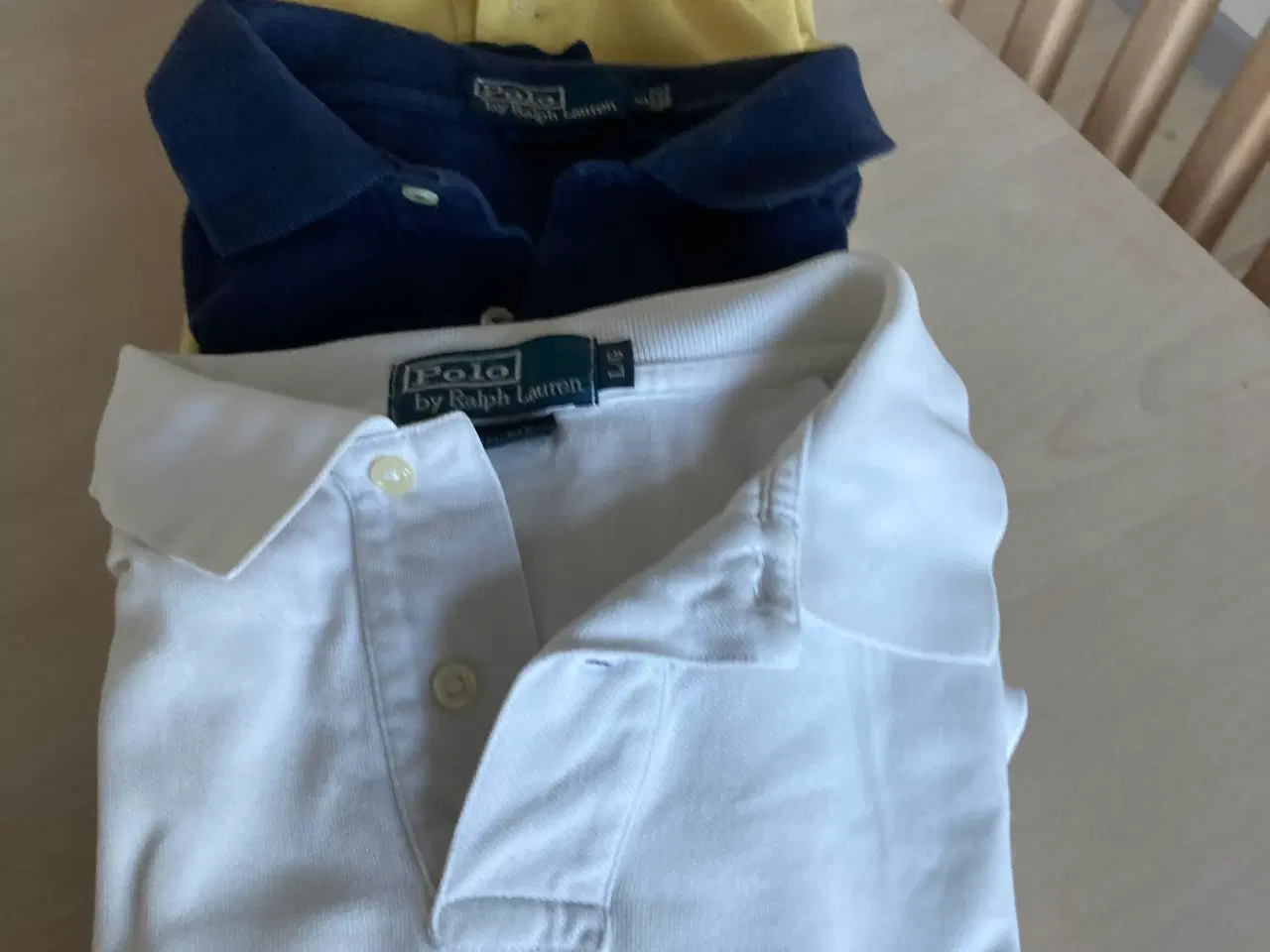 Billede 9 - Polo Ralp lauren 3 stk blå gul hvid