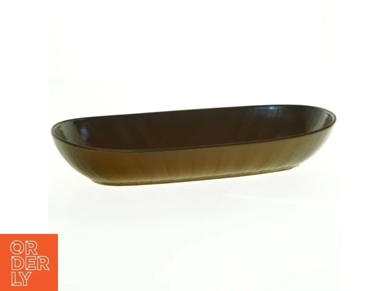 Billede 1 - Porcelæn, Skål Eldorado Brun , Gustavsberg Sweden (str. 32 x 17 cm)