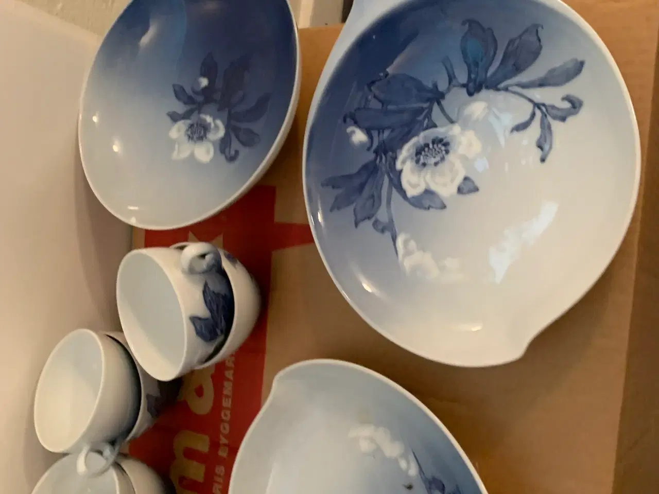 Billede 11 - Fint Julerose stel