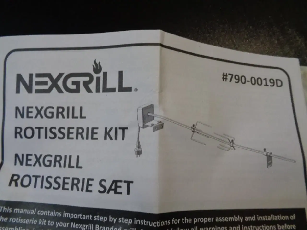 Billede 1 - Nexgrill Rotisserie sæt