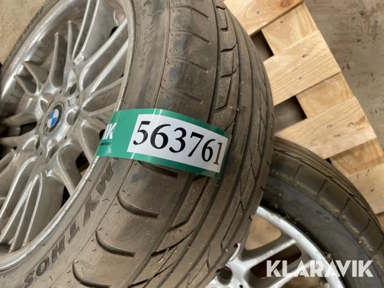 Billede 9 - Sæt BMW originale 17” alufælge med Hankook-dæk 4 styk.