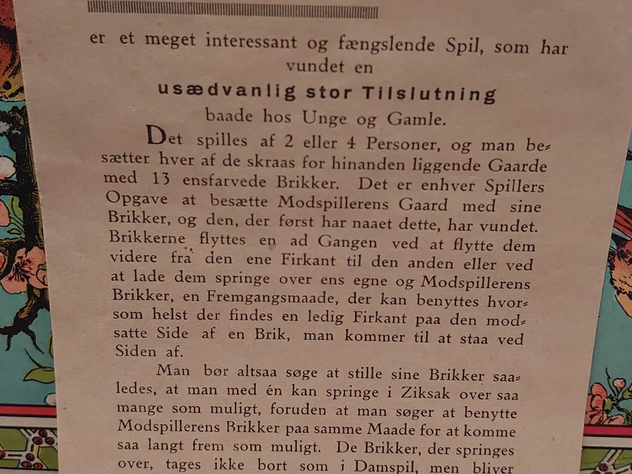 Billede 4 - Halma brætspil.Træbrikker.A.Holst. Før 1948.