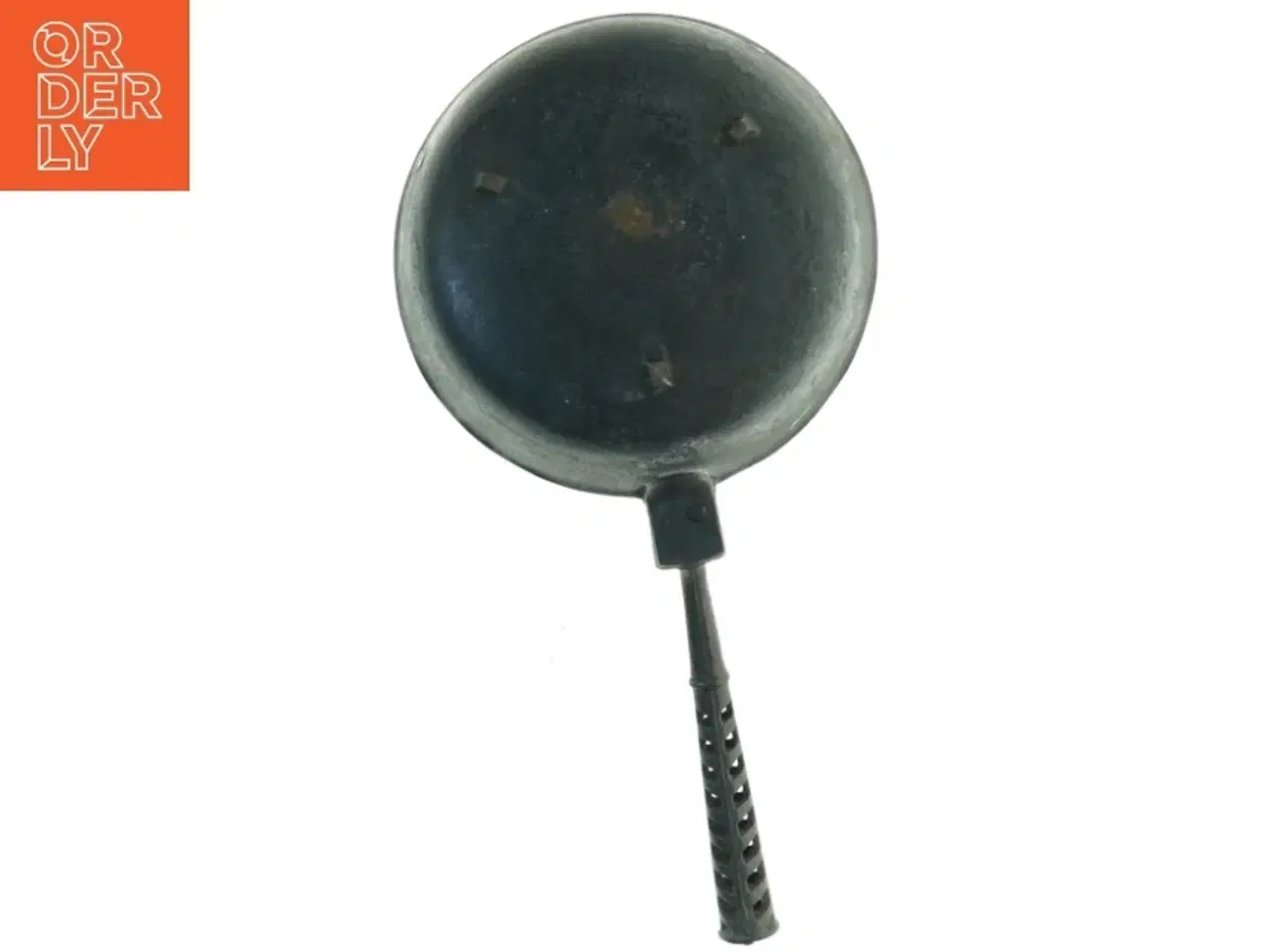 Billede 4 - Gammel emaljeret støbejerns stegepande kasserolle (str. 21 x 40 x 7 cm)
