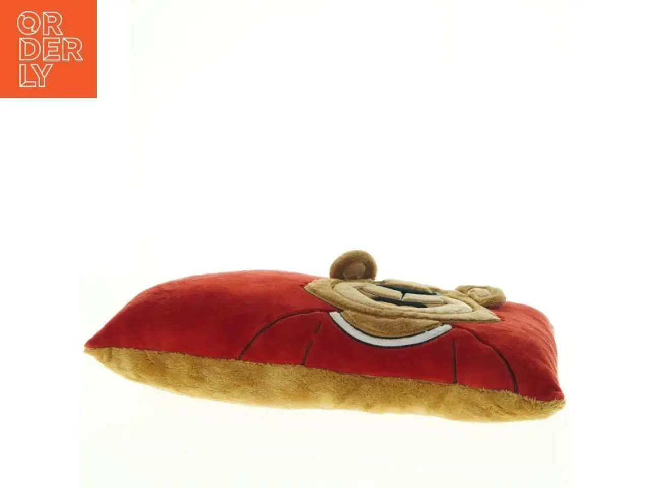 Billede 4 - FC Bayern pude med logo og maskot bjørnen Berni fra Fc Bayern München Fodbold klub (str. 45 x. 25 cm)