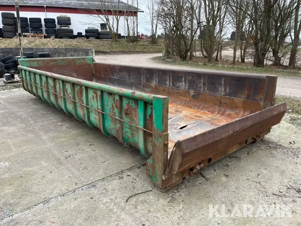 Billede 4 - Container til wirehejs Miljø-Art med hydraulisk bagsmæk