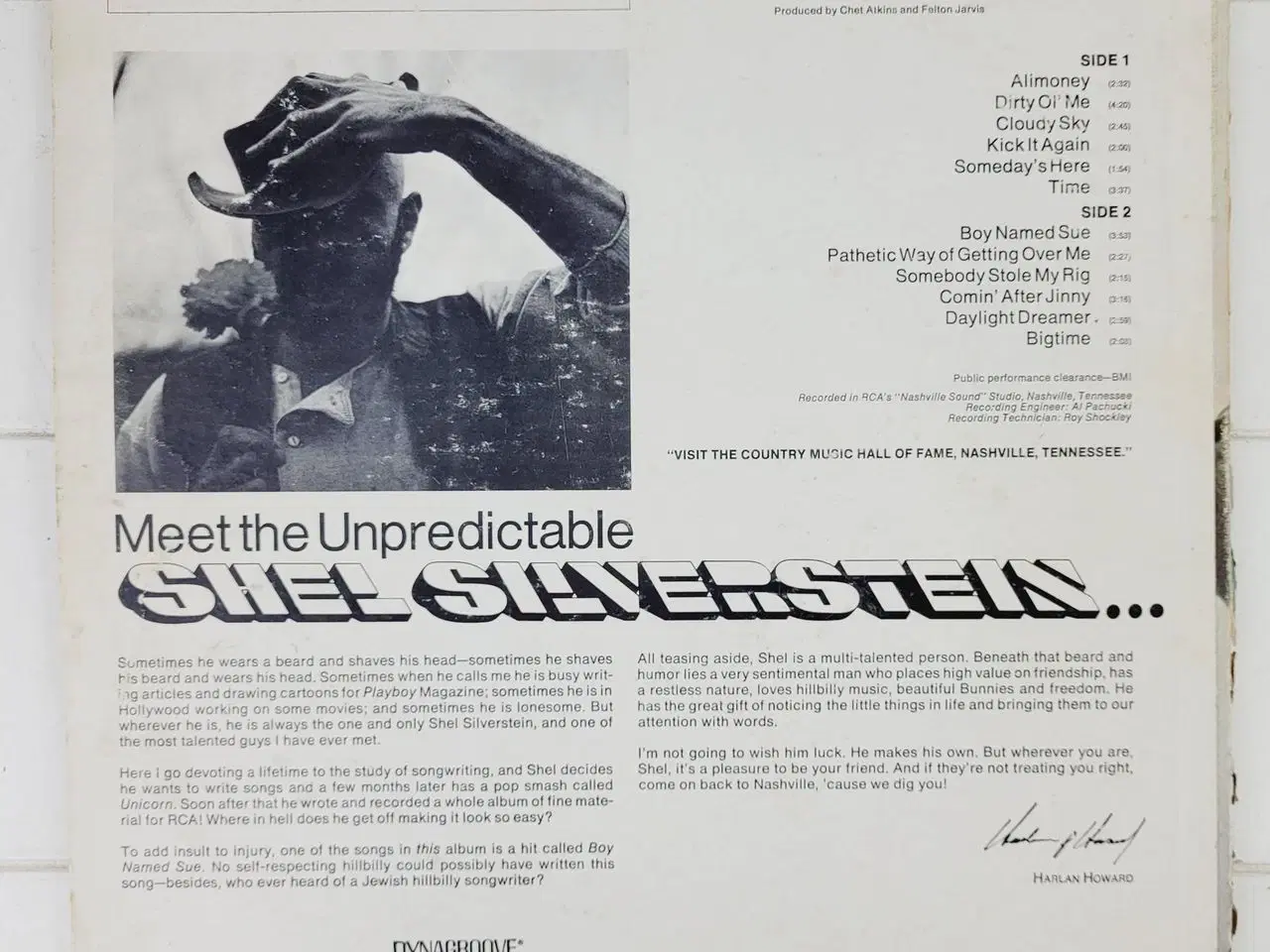 Billede 2 - ⭐️LP: Shel Silverstein - Boy Named Sue