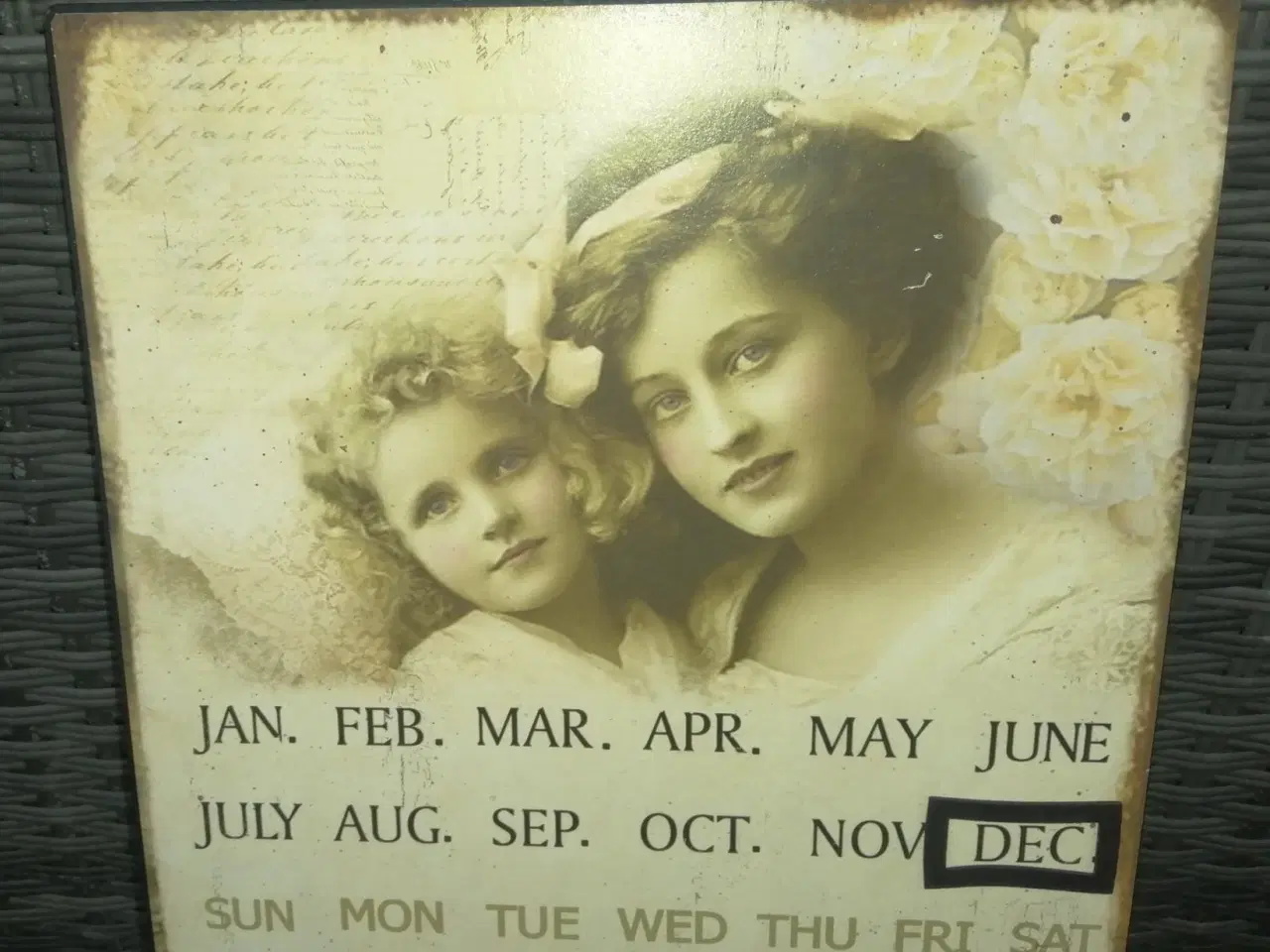 Billede 1 - NYT RETRO KALENDER METAL SKILT