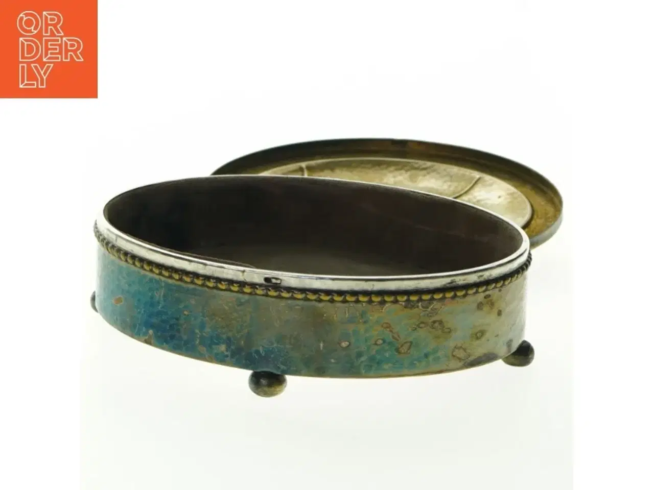 Billede 7 - Gammel MALM metal dåse med låg (str. 17 x 13 cm)
