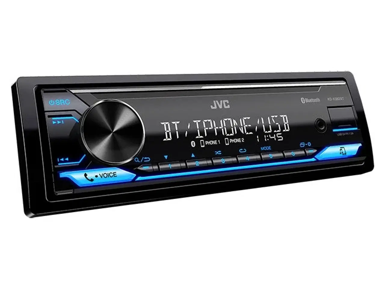 Billede 1 - JVC KD-X382BT Bilradio med RDS tuner og Bluetooth 100mm