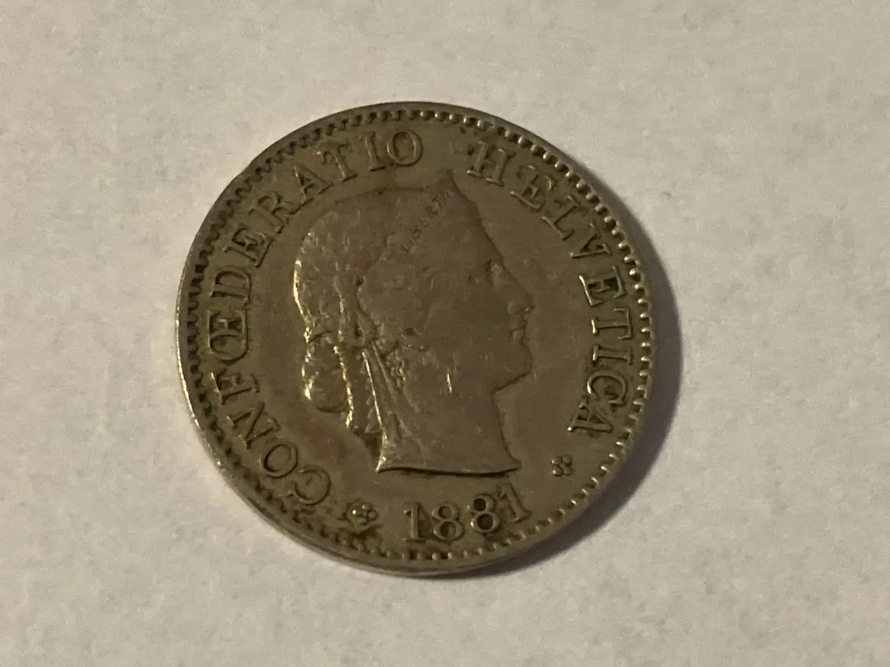 Billede 1 - 5 Rappen Switzerland 1881