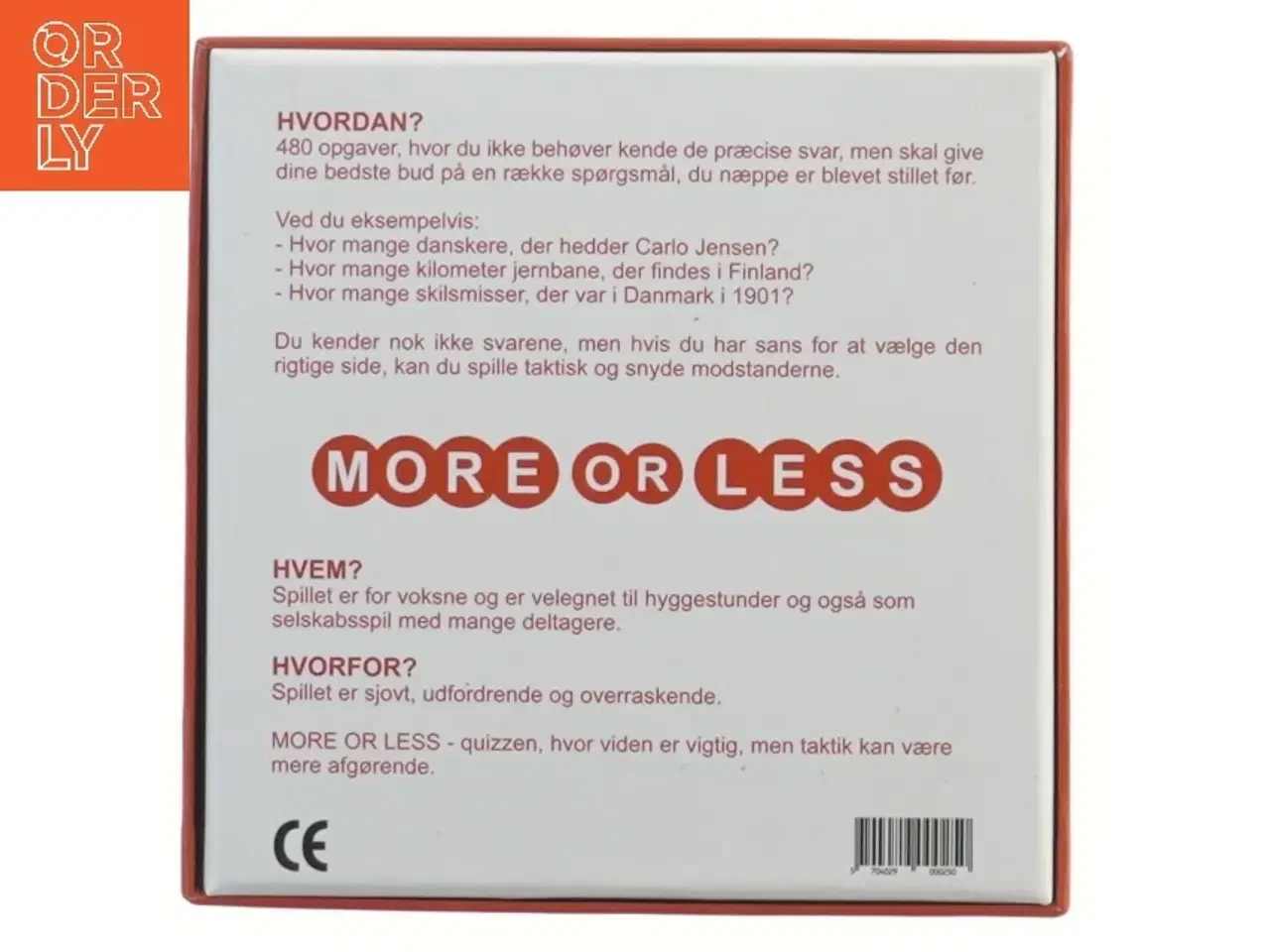 Billede 3 - Quizspil More or Less (str. 17x17 cm)