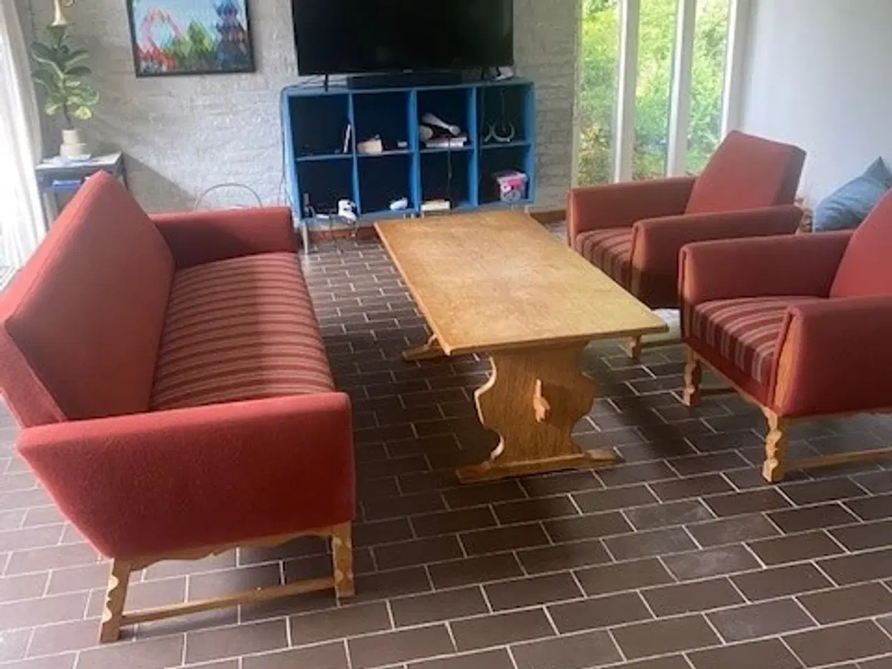 Billede 1 - Retro sofagruppe + bord