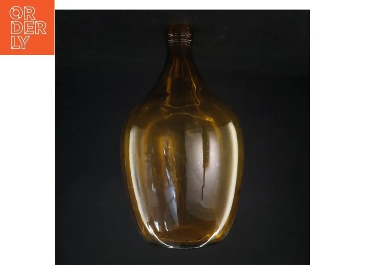 Billede 3 - Brun glasflaske (str. 34 x 20 cm)