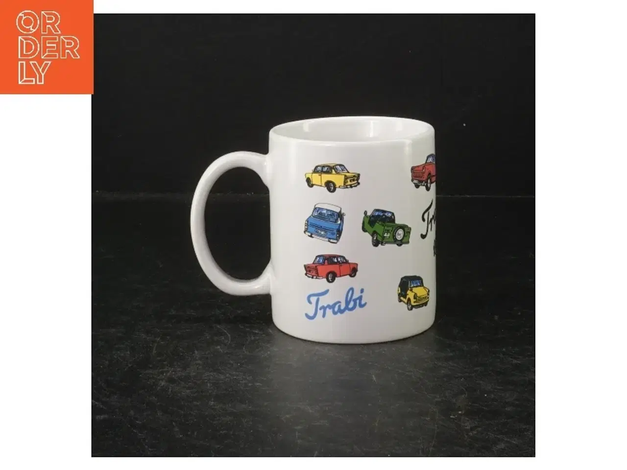 Billede 2 - Kaffekrus med bilprint (str. 9,5 cm)
