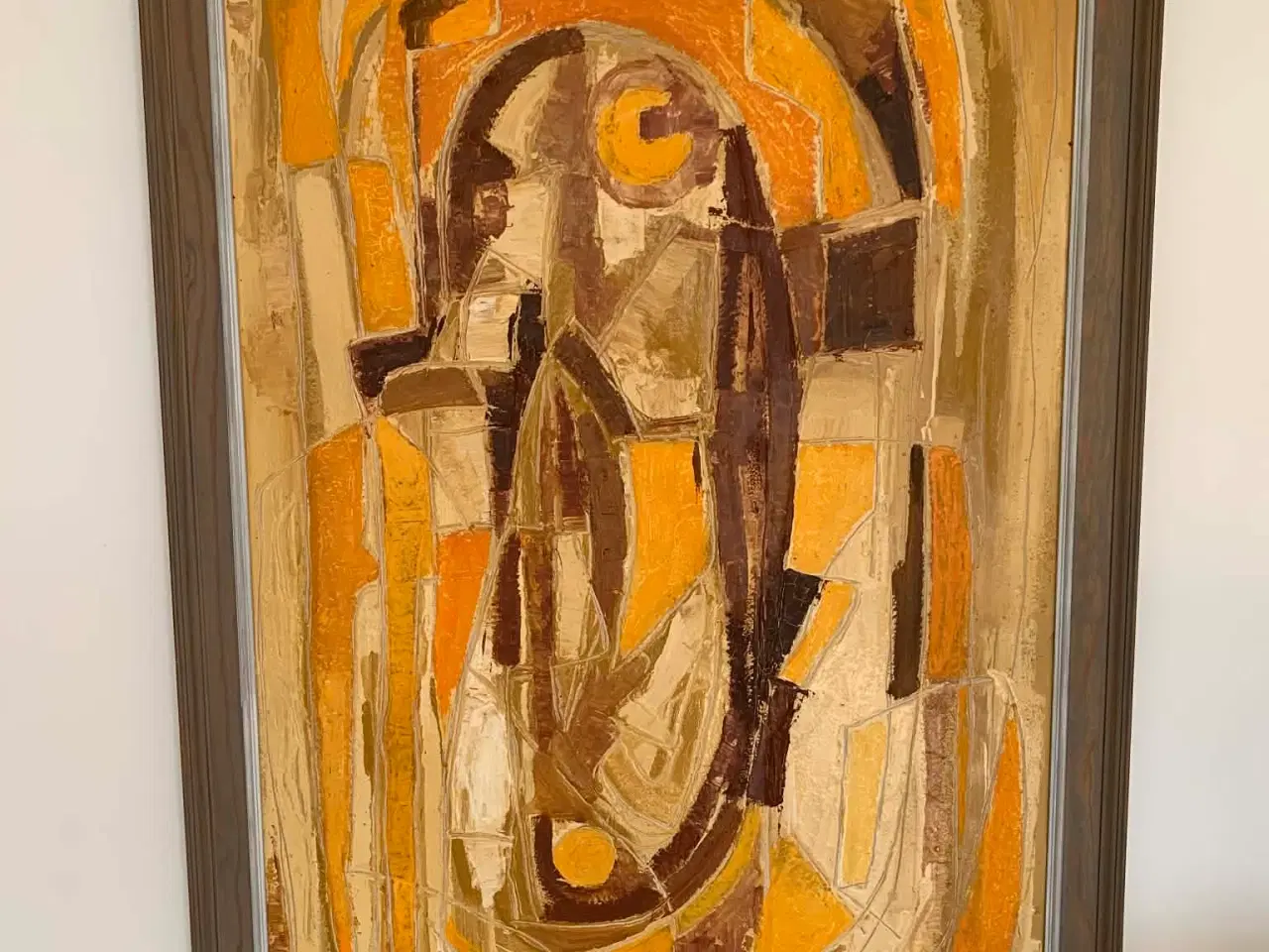 Billede 1 - Abstrakt oliemaleri af Finn Dirkov