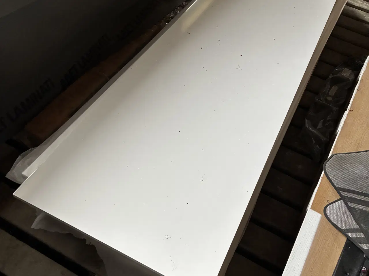 Billede 1 - Lakeret hvide plader
