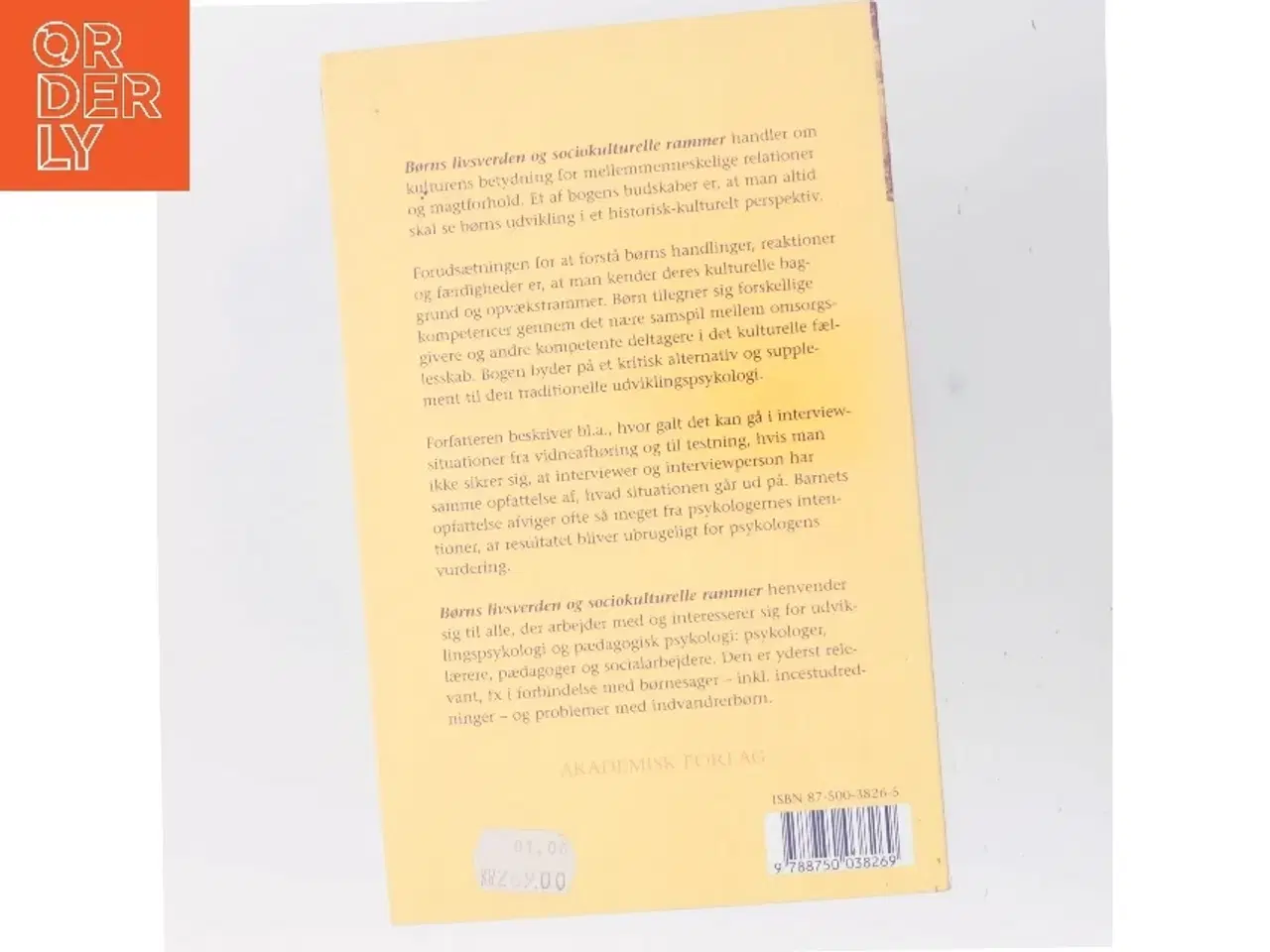 Billede 3 - Børns livsverden og sociokulturelle rammer af Karsten Hundeide (Bog)
