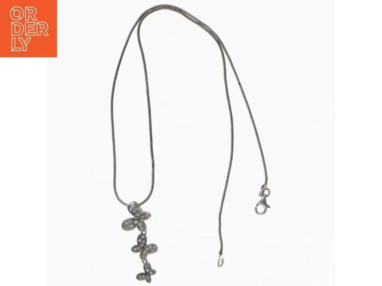 Billede 2 - Halskæde med sten (str. 42 cm)