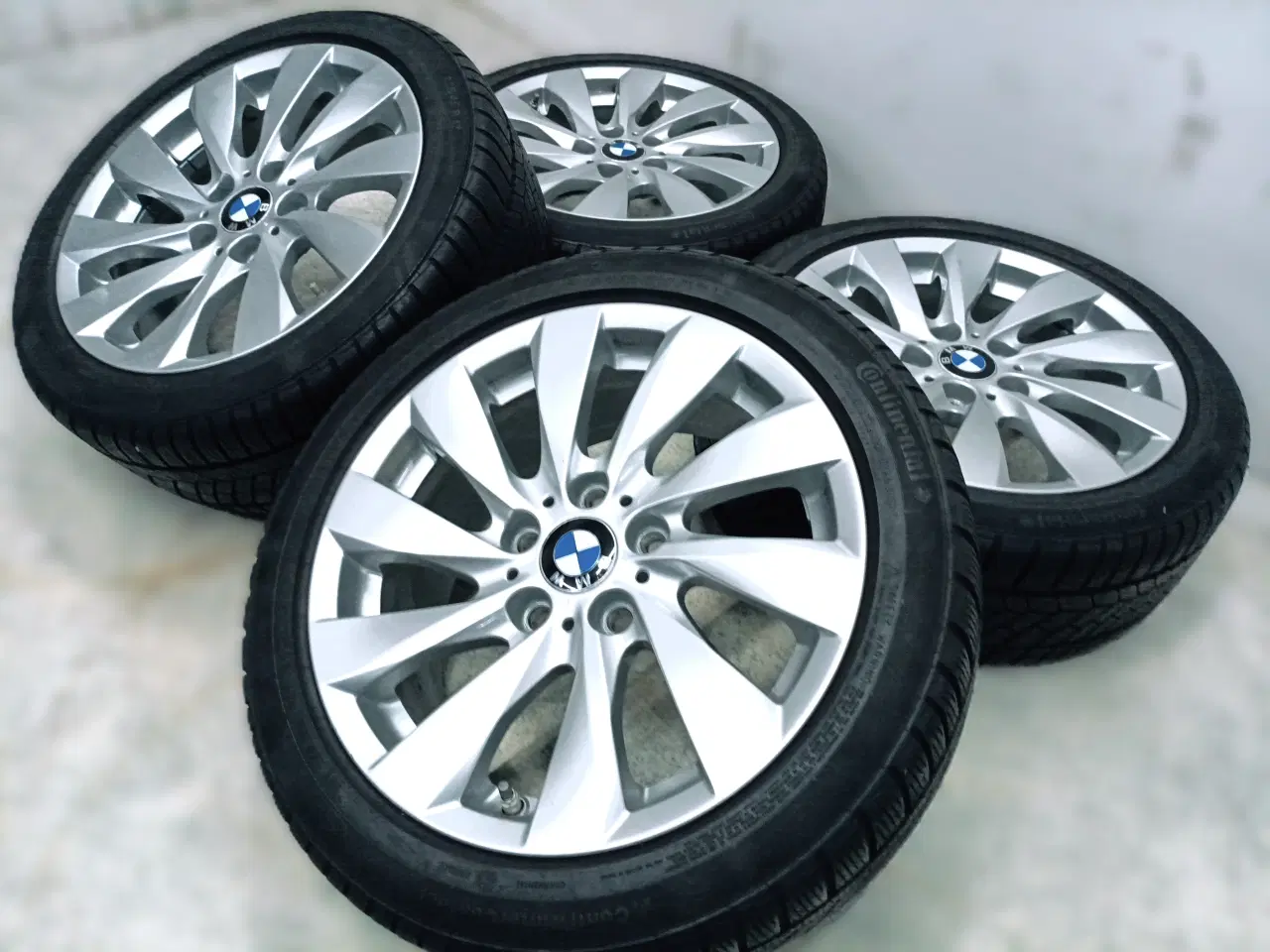 Billede 2 - 5x120 17" ET43 nav 72,6ø BMW vintersæt inkl.TPMS 