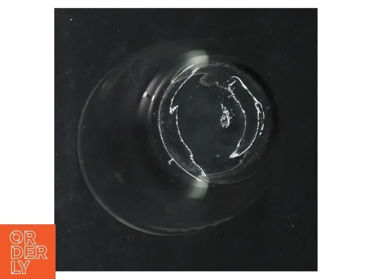Billede 3 - Graveret glasvase (str. Ø 8 cm. længde, 11,5 cm)