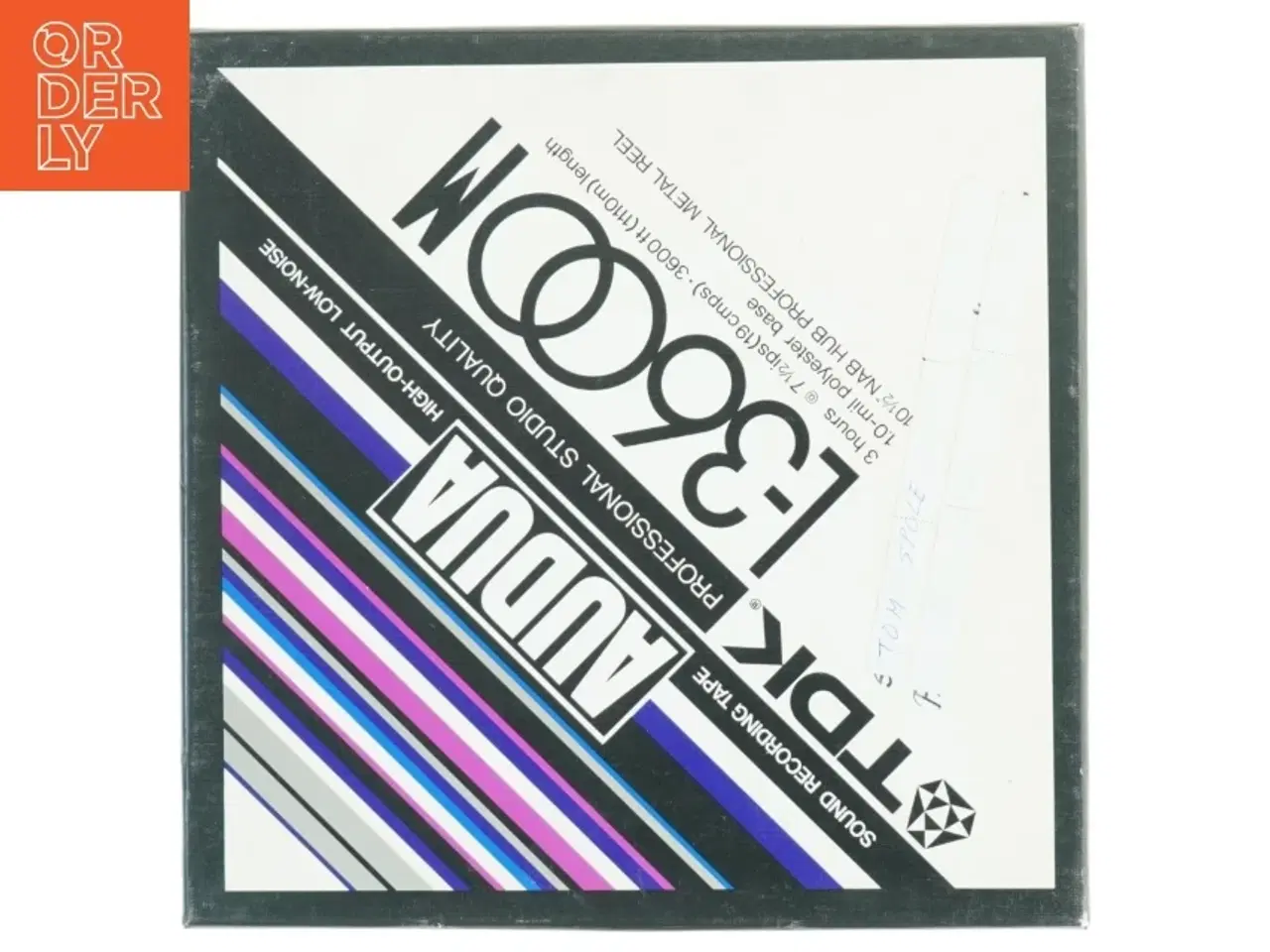 Billede 1 - TDK Audua L—3600 26,5 cm prof kvarttomme lydbånd - metalspole m NAB kerne (str. 28 x 28 x 2 cm)