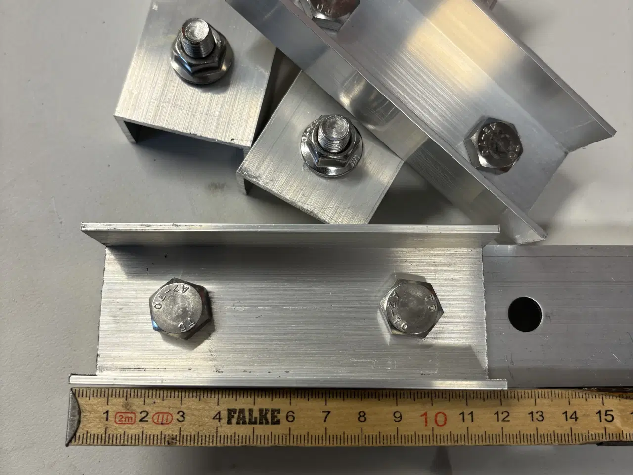 Billede 2 - Samle beslag til solcelle skinner