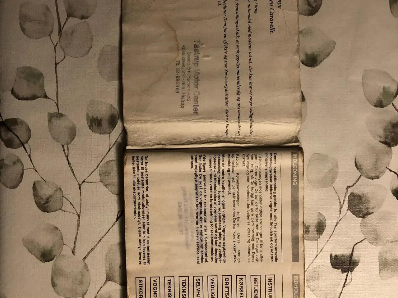 Billede 2 - Instruktionsbog VW transporter, årg. 1984