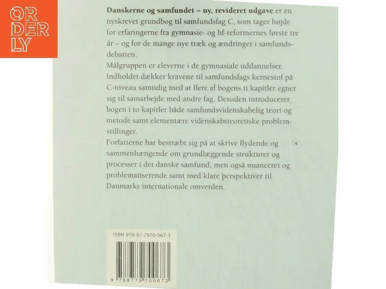 Billede 3 - Danskerne og samfundet : grundbog til samfundsfag C (Bog)