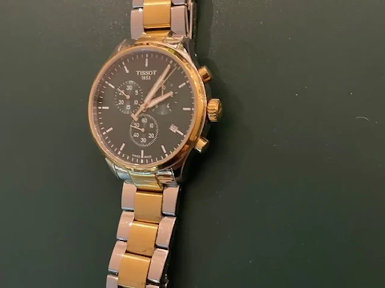 Billede 4 - Flot Tissot ur med grøn antik skive Nr 16617220910