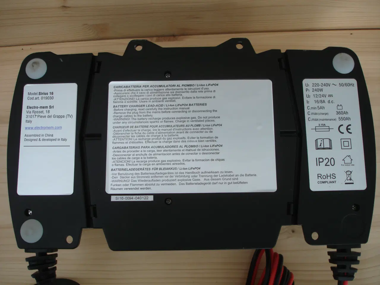 Billede 5 - Electronic Battery Changer 12/24Volt 16/8Amp