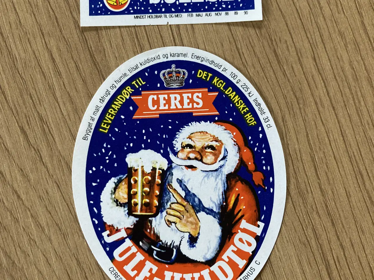 Billede 1 - Ceres Jule-Hvidtøl med hals etiket